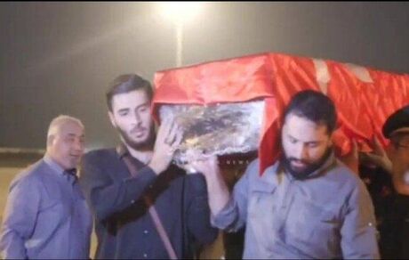 پیکر سردار شهید عباس نیلفروشان وارد ایران شد.