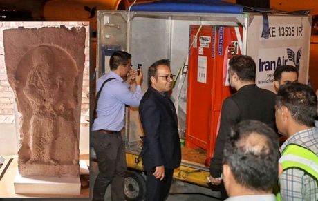 مجسمه سرباز ساسانی به ایران بازگشت