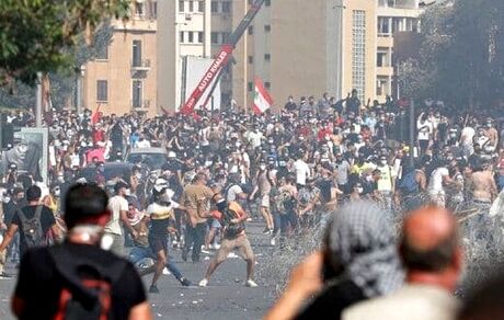 ادامه اعتراضات در لبنان بدلیل اوضاع اقتصادی
