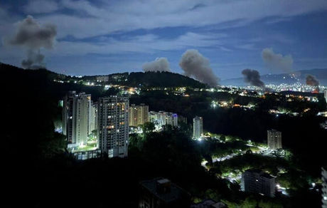 وقوع انفجارهای قوی در پایتخت ونزوئلا