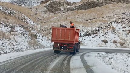 بارش برف در سطح استان قزوین
