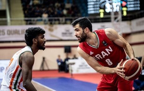 برد راحت تیم ملی بسکتبال مقابل هند