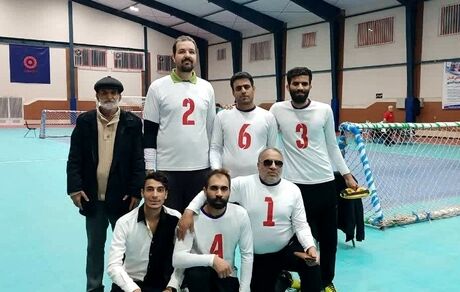 قهرمانی کرمان در نیم فصل نخست لیگ گلبال