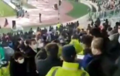 ماجرای سیلی هوادار به وزیر ورزش در حاشیه بازی ایران و عراق / وزارت: این فیلم برای تخریب پرسپولیس و ساختگی است