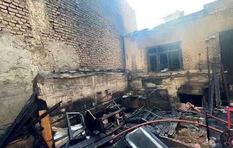یک نفر در آتش‌سوزی خیابان خاوران تهران جان باخت