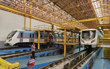 دومین قطار ملی مترو در شبکه متروی تهران به کار گرفته شد