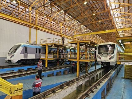 دومین قطار ملی مترو در شبکه متروی تهران به کار گرفته شد