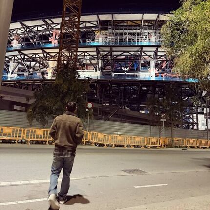 مسی به نیوکمپ برگشت