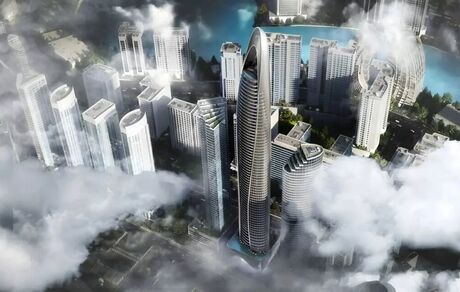 برج میلیارد دلاری مرسدس بنز در دبی رونمایی شد + ویدئو