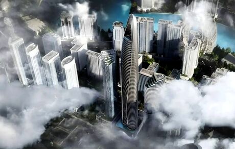 برج میلیارد دلاری مرسدس بنز در دبی رونمایی شد + ویدئو