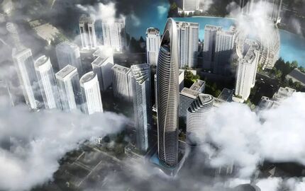 برج میلیارد دلاری مرسدس بنز در دبی رونمایی شد + ویدئو