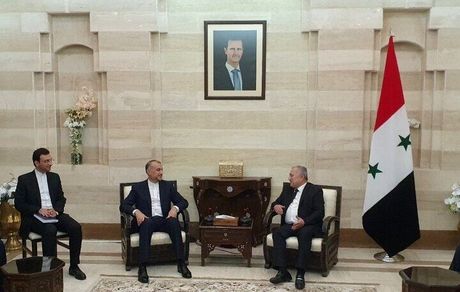 دیدار وزیر امور خارجه به نخست وزیر سوریه