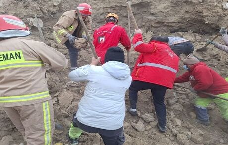 جان باختن ۳ نفر در روستای حرم آباد در پی ریزش آوار