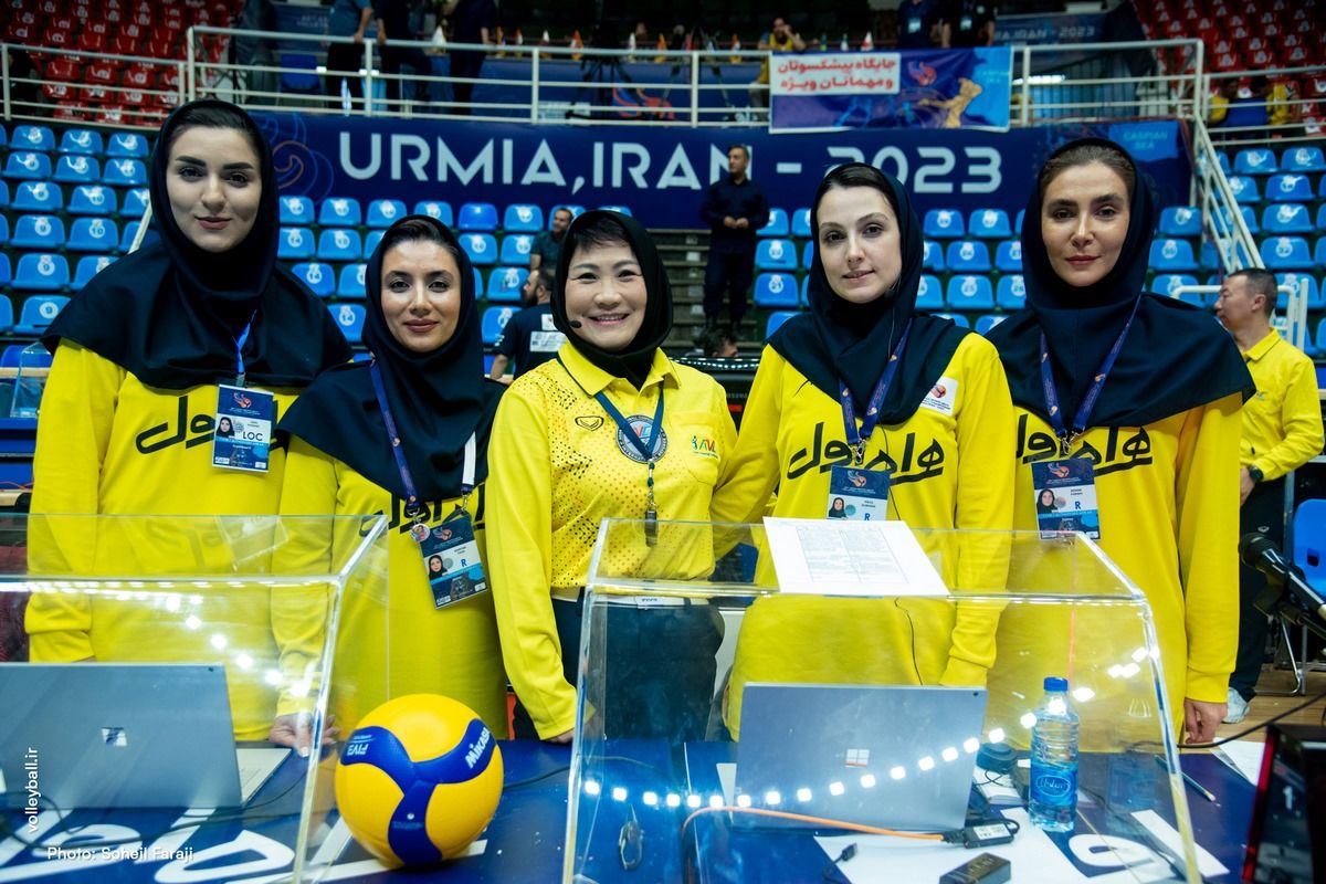 روز پنجم والیبال قهرمانی مردان آسیا در ارومیه