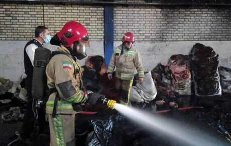 آتش سوزی در شهرک صنعتی قرچک /حادثه بدون مصدوم