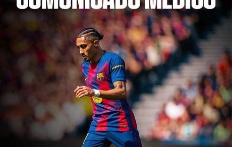 شوک به بارسلونا: رافینیا، ۵ هفته دور از میادین