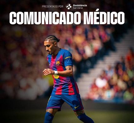 شوک به بارسلونا: رافینیا، ۵ هفته دور از میادین