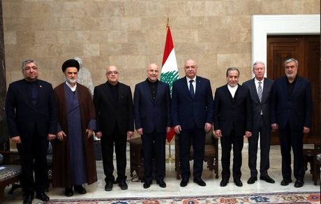 قالیباف با رئیس جمهور لبنان دیدار کرد