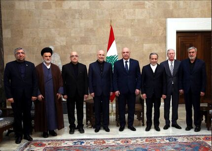 قالیباف با رئیس جمهور لبنان دیدار کرد