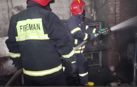 مهار آتش سوزی شهرک صنعتی آبادان