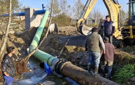 قطعی آب در چالوس برطرف شد