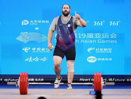 وزنه بردار ایران، قهرمان فوق سنگین آسیا شد
