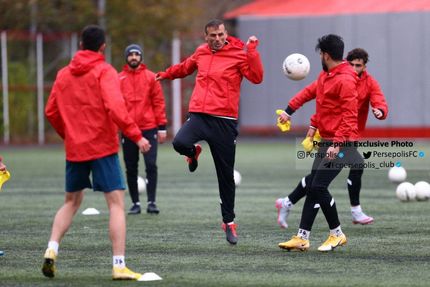 تمرین تاکتیکی پرسپولیس پیش از بازی با شهرخودرو
