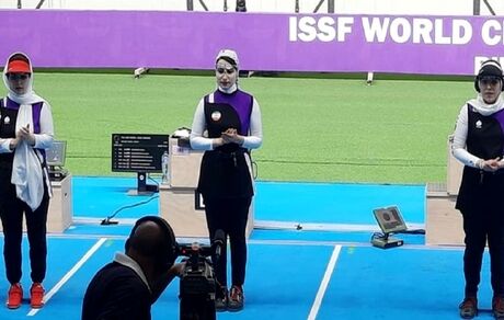 مدال برنز تیراندازی تپانچه زنان ایران در مسابقات جهانی