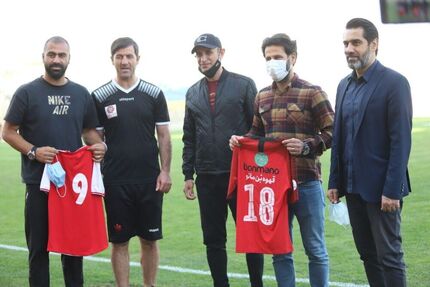هدیه پرسپولیسی‌ها به مازیار زارع و پژمان نوری