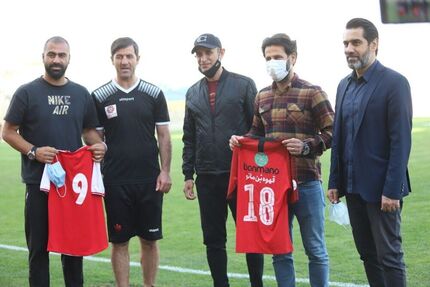 هدیه پرسپولیسی‌ها به مازیار زارع و پژمان نوری