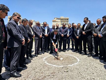 مجتمع چندمنظوره رفاهی، اداری و ورزشی نظام مهندسی ساختمان آذربایجان‌غربی کلنگ‌زنی شد
