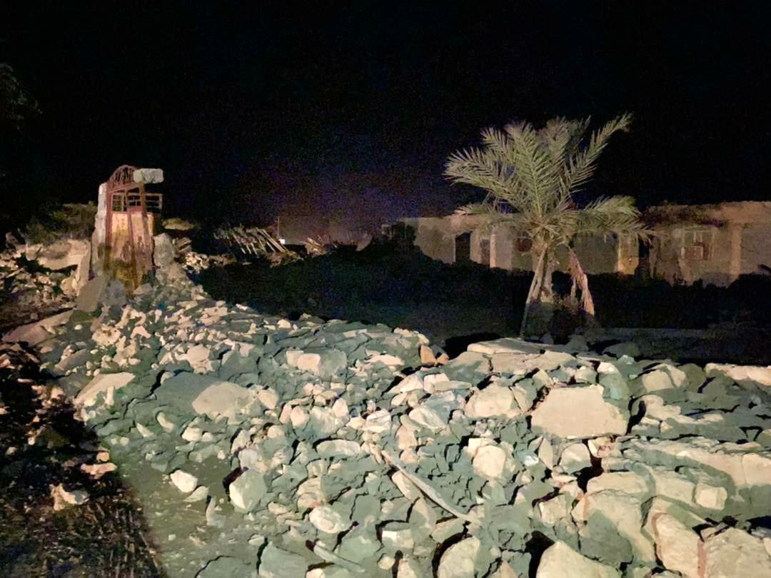 تصاویر زلزله نسبتا شدید استان هرمزگان