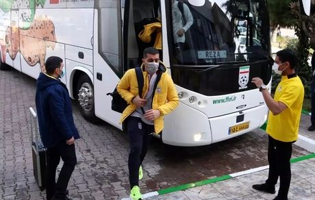 کاروان تیم ملی وارد مشهد شد