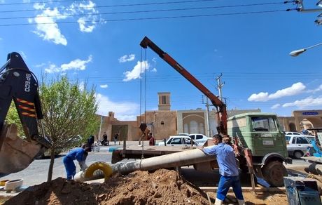 فرونشست دوباره زمین در بافت تاریخی شهر یزد