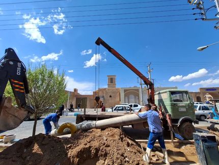 فرونشست دوباره زمین در بافت تاریخی شهر یزد