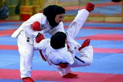 قهرمانی تیم خراسان رضوی در مسابقات کاراته بانوان کشور