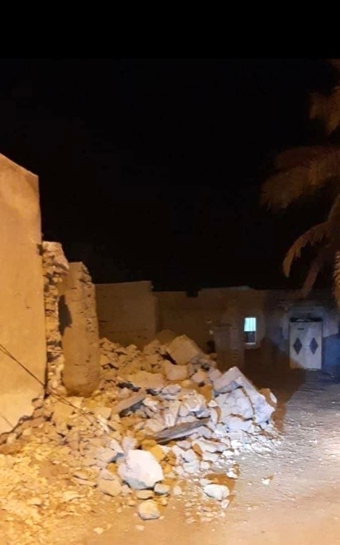 تصاویر زلزله نسبتا شدید استان هرمزگان
