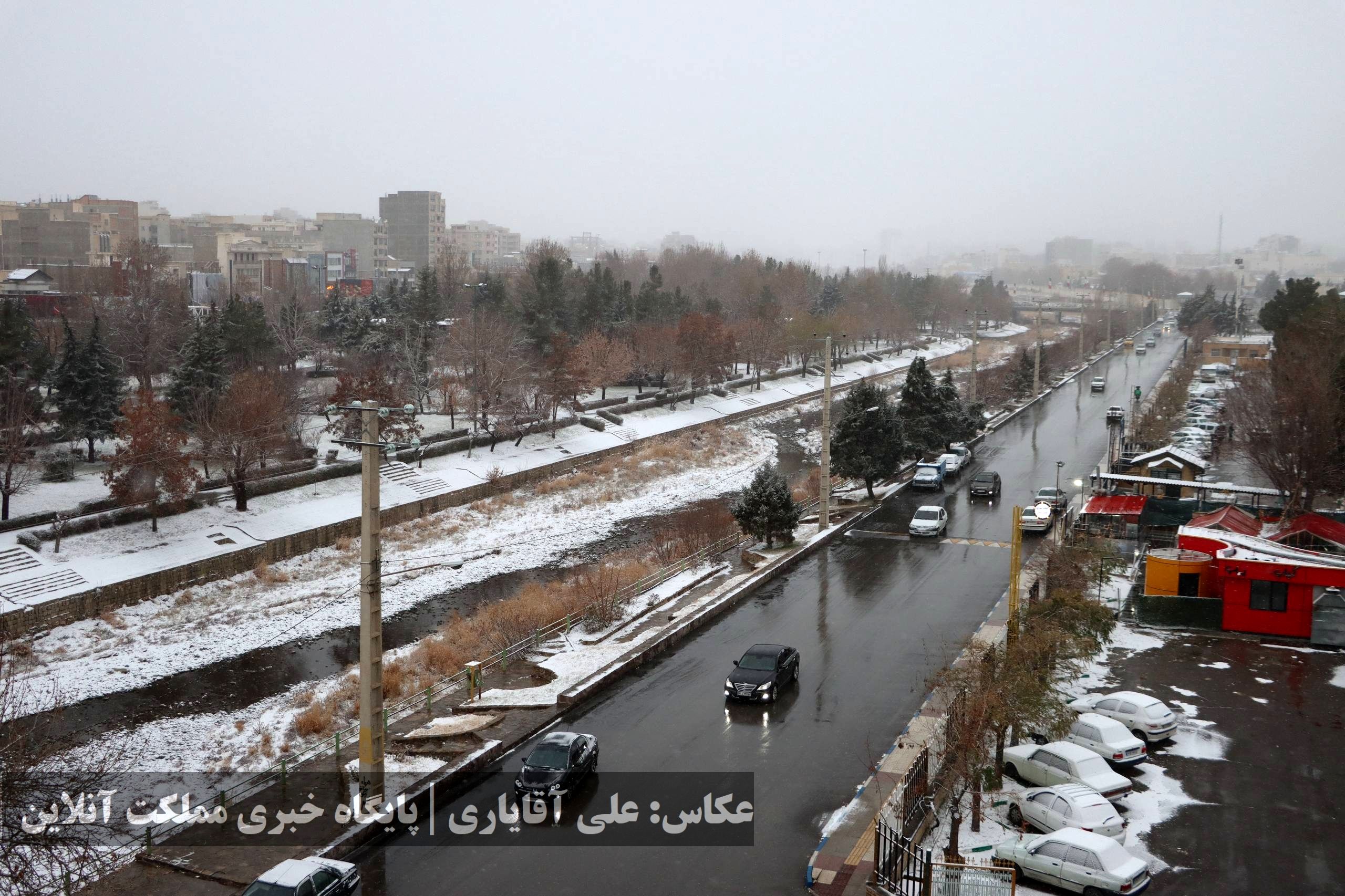 بارش برف در ارومیه