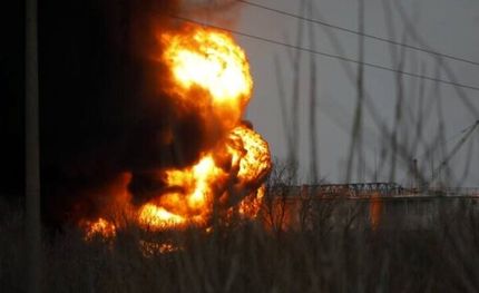 اوکراین به یک پالایشگاه نفت روسیه حمله کرد