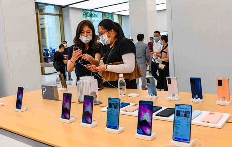 بیشترین سهم فروش موبایل در چین مربوط به آیفون است