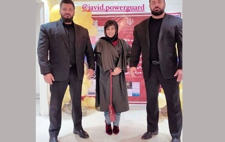 تصویر جدید بهنوش بختیاری به همراه بادیگاردهایش!