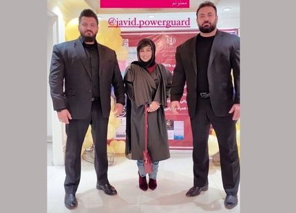تصویر جدید بهنوش بختیاری به همراه بادیگاردهایش!