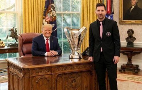 مسی با ترامپ دیدار می‌کند