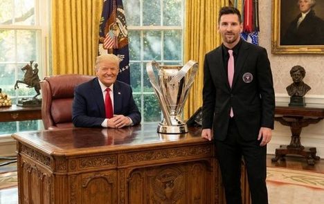 مسی با ترامپ دیدار می‌کند