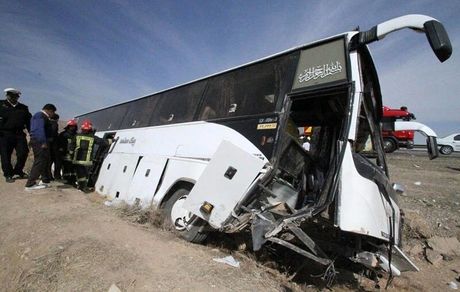 واژگونی اتوبوس این بار در استان سمنان / پنج نفر فوت و یا مصدوم شدند
