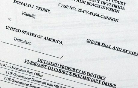 سند اطلاعات هسته‌ای یک کشور در بین مدارک کشف شده از ویلای ترامپ!