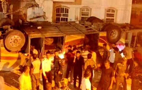 جزئیات واژگونی مرگبار اتوبوس حامل زائران پاکستانی در جاده دهشیر یزد
