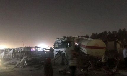 ۲۰ کشته در انفجار یک تانکر گاز در بغداد