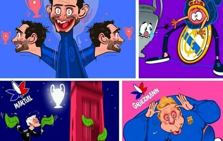 کارتون| تفاوت فرانسوی‌های رئال و بارسا