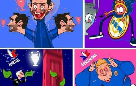 کارتون| تفاوت فرانسوی‌های رئال و بارسا